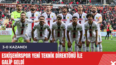 Eskişehirspor yeni teknik direktörü ile galip geldi