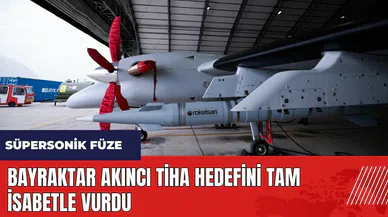 Bayraktar AKINCI TİHA süpersonik füze ile hedefini tam isabetle vurdu