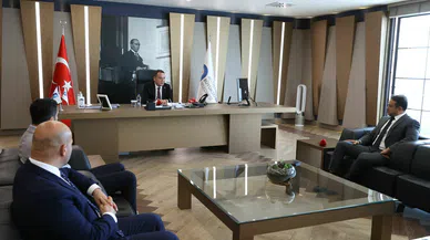 Sabri Gülel’den Böcek’e ziyaret