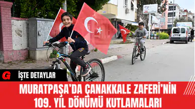 Muratpaşa’da Çanakkale Zaferi’nin 109. Yıl Dönümü Kutlamaları