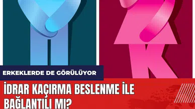 İdrar kaçırma beslenme ile bağlantılı mı?