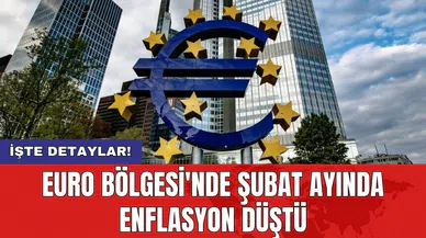 Euro Bölgesi'nde şubat ayında enflasyon düştü