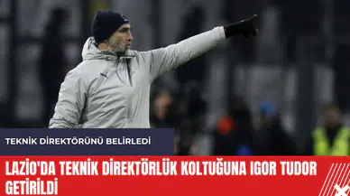 Lazio'da teknik direktörlük koltuğuna Igor Tudor getirildi