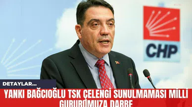 Yankı Bağcıoğlu TSK Çelengi Sunulmaması Milli Gururumuza Darbe