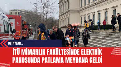 İTÜ Mimarlık Fakültesinde Elektrik Panosunda Patlama Meydana Geldi