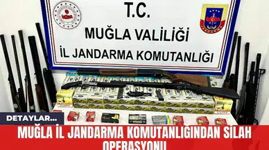 Muğla İl Jandarma Komutanlığından Silah Operasyonu