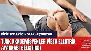 Türk akademisyenler Piezo Elektrik ayakkabı geliştirdi