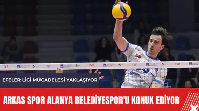 Arkas Spor Alanya Belediyespor'u konuk ediyor