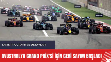 Avustralya Grand Prix'si için geri sayım başladı