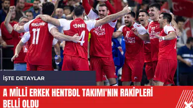 A Milli Erkek Hentbol Takımı'nın rakipleri belli oldu