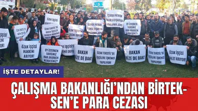 Çalışma Bakanlığı’ndan BİRTEK-SEN’e para cezası