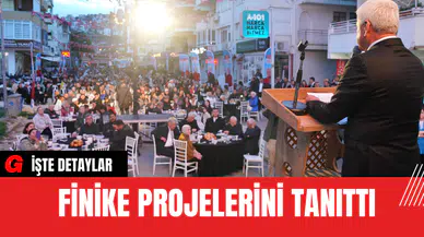 Finike Projelerini Tanıttı