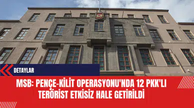 MSB: Pençe-Kilit Operasyonu'nda 12 PK*'lı Terör*st Etkisiz Hale Getirildi