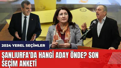 Şanlıurfa'da hangi aday önde gidiyor? Son seçim anketi