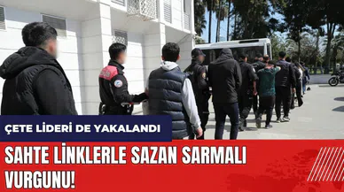 Mersin'de sahte linklerle sazan sarmalı vurgunu!