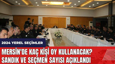 Mersin'de kaç kişi oy kullanacak? Sandık ve seçmen sayısı açıklandı