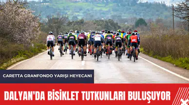 Dalyan'da bisiklet tutkunları buluşuyor