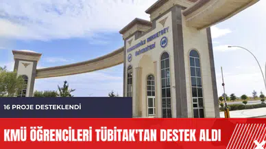 KMÜ öğrencileri TÜBİTAK'tan destek aldı