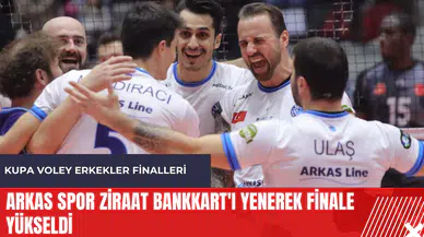 Arkas Spor Ziraat Bankkart'ı yenerek finale yükseldi