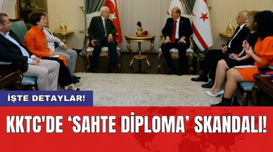 KKTC'de 'Sahte diploma' skandalı!