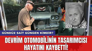 Devrim otomobilinin tasarımcısı için anma töreni düzenlendi! Gündüz Sait Güngen kimdir?