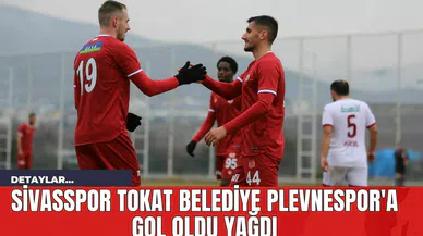 Sivasspor Tokat Belediye Plevnespor'a Gol Oldu Yağdı