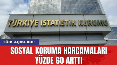 TÜİK açıkladı! Sosyal Koruma Harcamaları yüzde 60 arttı