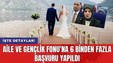 Aile ve Gençlik Fonu’na 6 binden fazla başvuru yapıldı