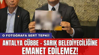 Antalya cübbe - sarık belediyeciliğine emanet edilemez: O fotoğrafa sert tepki!
