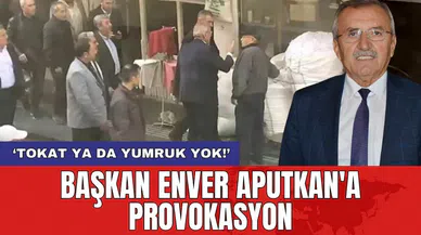 BBP Başkan Adayı Enver Aputkan'a provokasyon: 'Tokat ya da yumruk yok!'