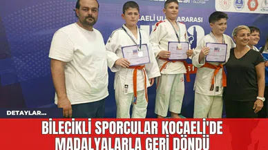 Bilecikli Sporcular Kocaeli'de Madalyalarla Geri Döndü