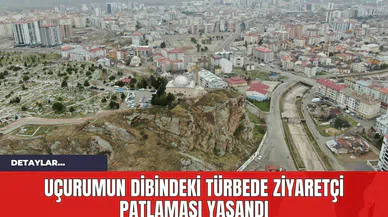 Uçurumun Dibindeki Türbede Ziyaretçi Patlaması Yaşandı