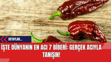 İşte Dünyanın En Acı 7 Biberi: Gerçek Acıyla Tanışın!