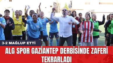 Alg Spor Gaziantep derbisinde zaferi tekrarladı