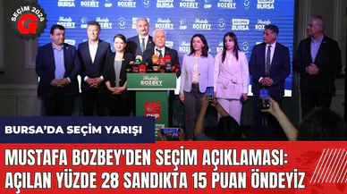 Mustafa Bozbey'den seçim açıklaması: Açılan yüzde 28 sandıkta 15 puan öndeyiz
