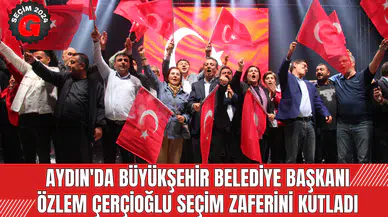 Aydın'da Büyükşehir Belediye Başkanı Özlem Çerçioğlu Seçim Zaferini Kutladı