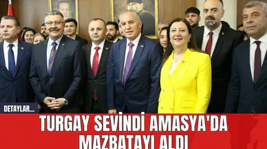 Turgay Sevindi Amasya'da Mazbatayı Aldı