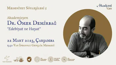 “Edebiyat ve Hayat” söyleşisi Van'da gerçekleşecek