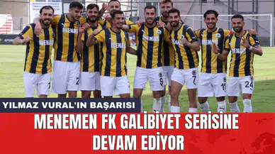 Menemen FK galibiyet serisine devam ediyor