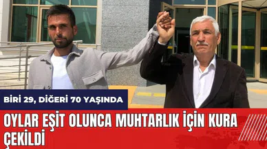 Adana'da oylar eşit olunca muhtarlık için kura çekildi