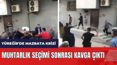 Yüreğir'de mazbata krizi! Muhtarlık seçimi sonrası kavga çıktı