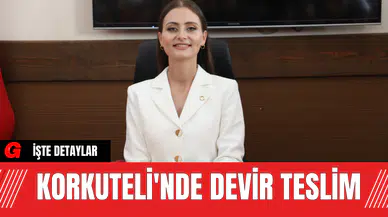 Korkuteli'nde Devir Teslim