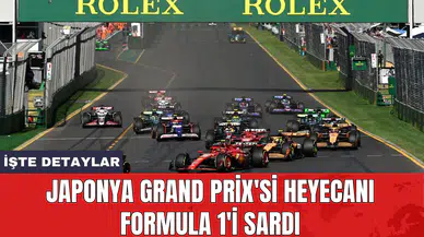Japonya Grand Prix'si heyecanı Formula 1'i sardı