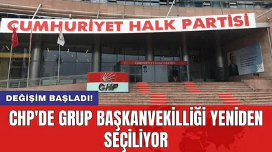 CHP'de Grup Başkanvekilliği yeniden seçiliyor