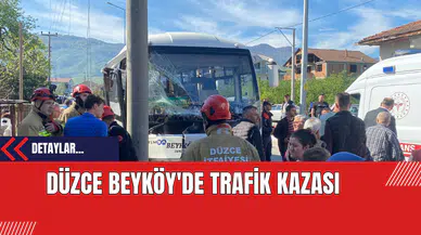Düzce Beyköy'de Trafik Kazası