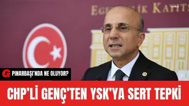 Pınarbaşı İlçesinde ki Seçimlerin Yenilenmesine CHP'li Genç'ten Sert Tepki