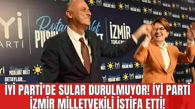 İYİ Parti'de Sular Durulmuyor! İYİ Parti İzmir Milletvekili İstifa Etti!
