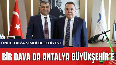 Alkan’dan bir dava da Antalya Büyükşehir’e