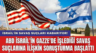 ABD İsrail'in Gazze'de işlediği savaş suçlarına ilişkin soruşturma başlattı