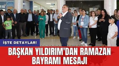 Başkan Yıldırım'dan Ramazan Bayramı mesajı